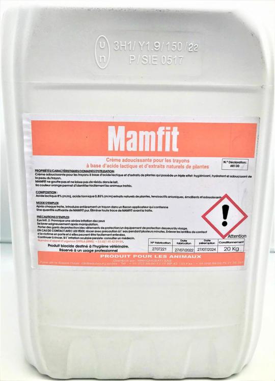 MAMFIT (Hygiène des trayons) Bidon de 20 Kg